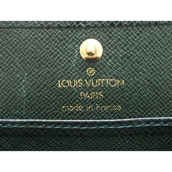 Louis Vuitton Taiga Boite Coin Wallet Leather Epicea Green - Picture 9 of 9